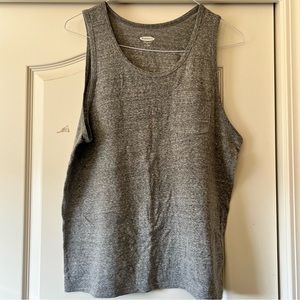 Old Navy Medium M Tank Top Gray pocket.